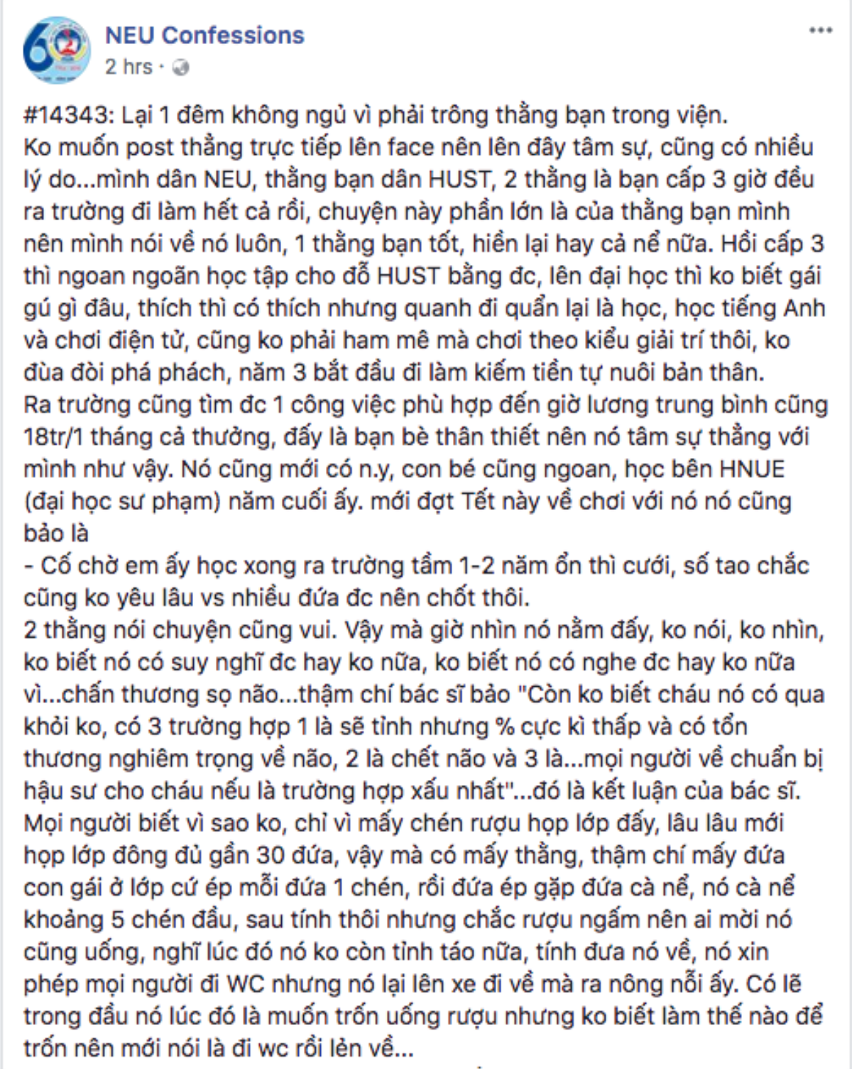 Nghỉ lễ vui mừng vì họp lớp đông đủ nam sinh bị ép rượu đến nỗi phải bỏ lại bao ước mơ còn dang dở Ảnh 1