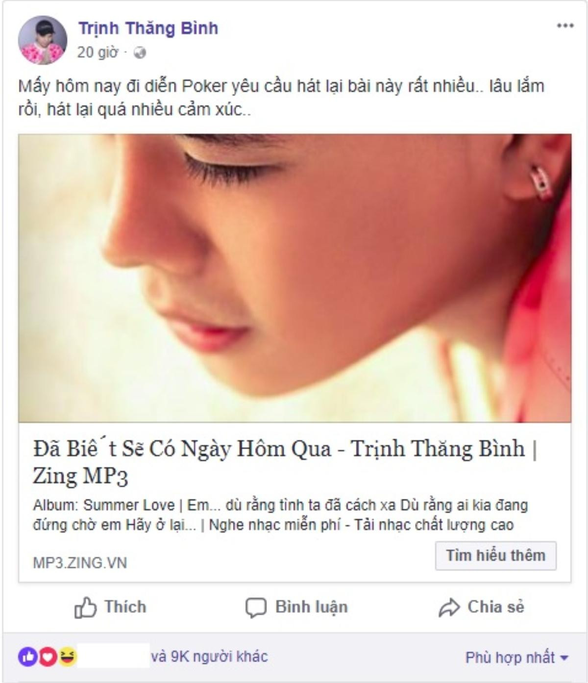 Đúng như dự đoán, hit 8 năm trước của Trịnh Thăng Bình 'lội ngược dòng' trở lại Ảnh 3