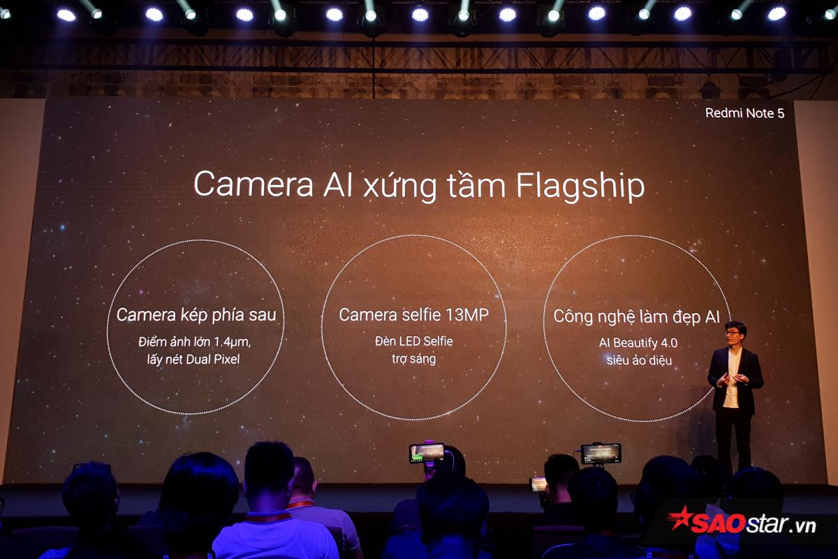 Xiaomi Redmi Note 5 ra mắt tại Việt Nam: camera kép có khả năng làm đẹp bằng AI, giá từ 4,799 triệu đồng Ảnh 7