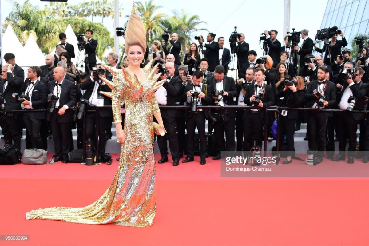 Phạm Băng Băng xinh như công chúa, Lý Nhã Kỳ và Chompoo Araya rực rỡ tại thảm đỏ LHP Cannes 2018 Ảnh 20