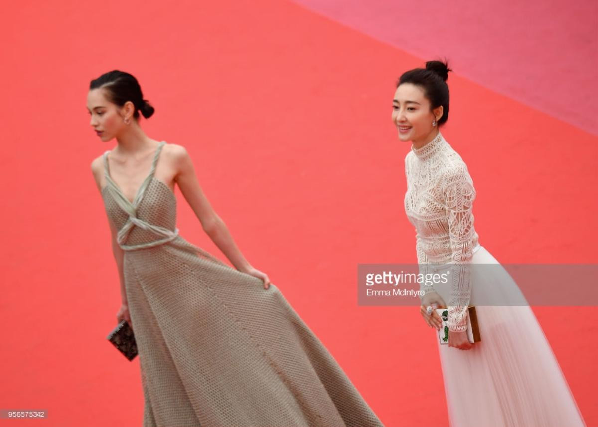 Thảm đỏ Cannes 2018 ngày 2: Lý Nhã Kỳ làm 'báo đen', Kiko Mizuhara và Vương Lệ Khôn xinh như nữ thần Ảnh 23