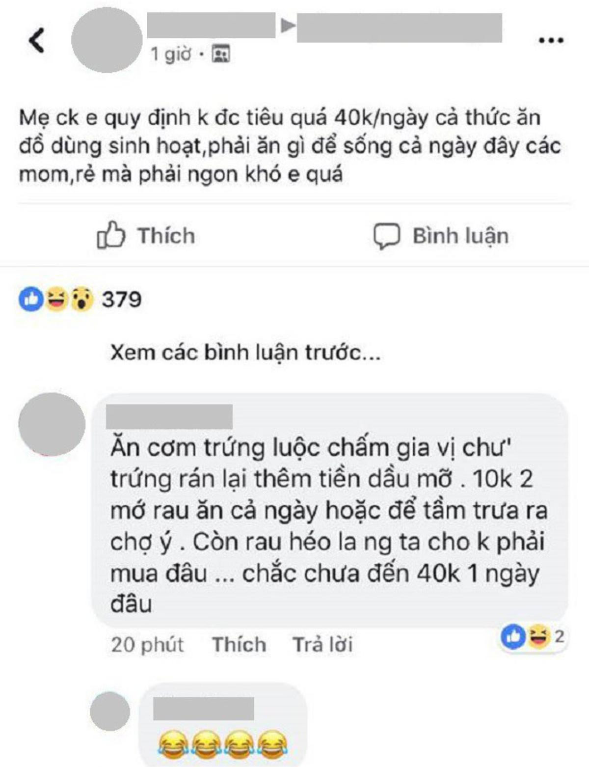 40 nghìn/ngày là ngân sách chi tiêu mà mẹ chồng bàn giao, cô con dâu hớt hải lên mạng nhờ trợ giúp Ảnh 1