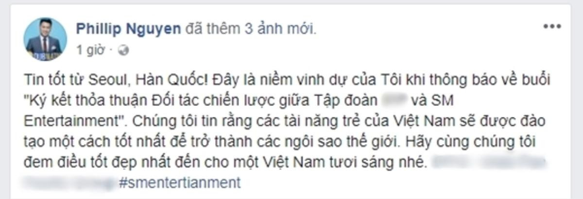 Phillip Nguyễn kí kết hợp đồng với SM: Có thể SM Town sẽ ghé Việt Nam? Ảnh 1