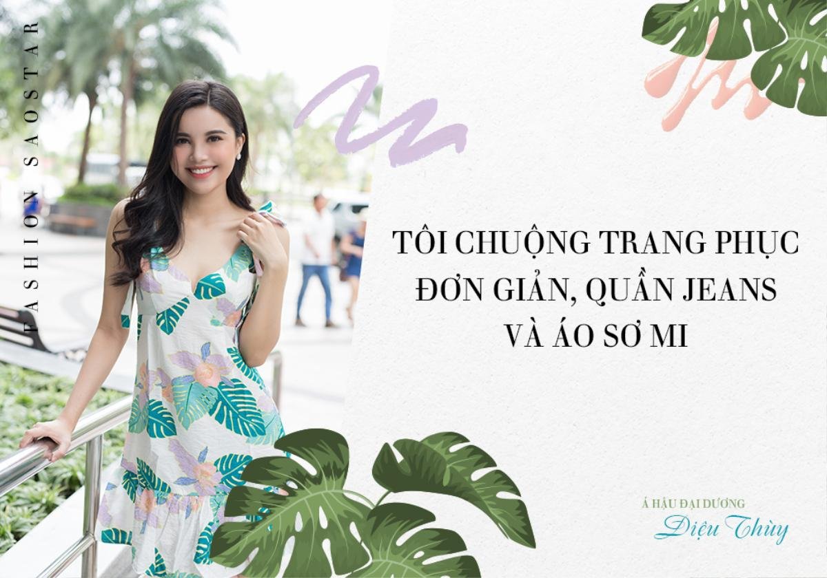 Á hậu Đại dương Diệu Thùy: 'Thay vì mua cái túi hiệu 50 triệu, tôi sẽ lấy tiền đó mua tivi' Ảnh 1