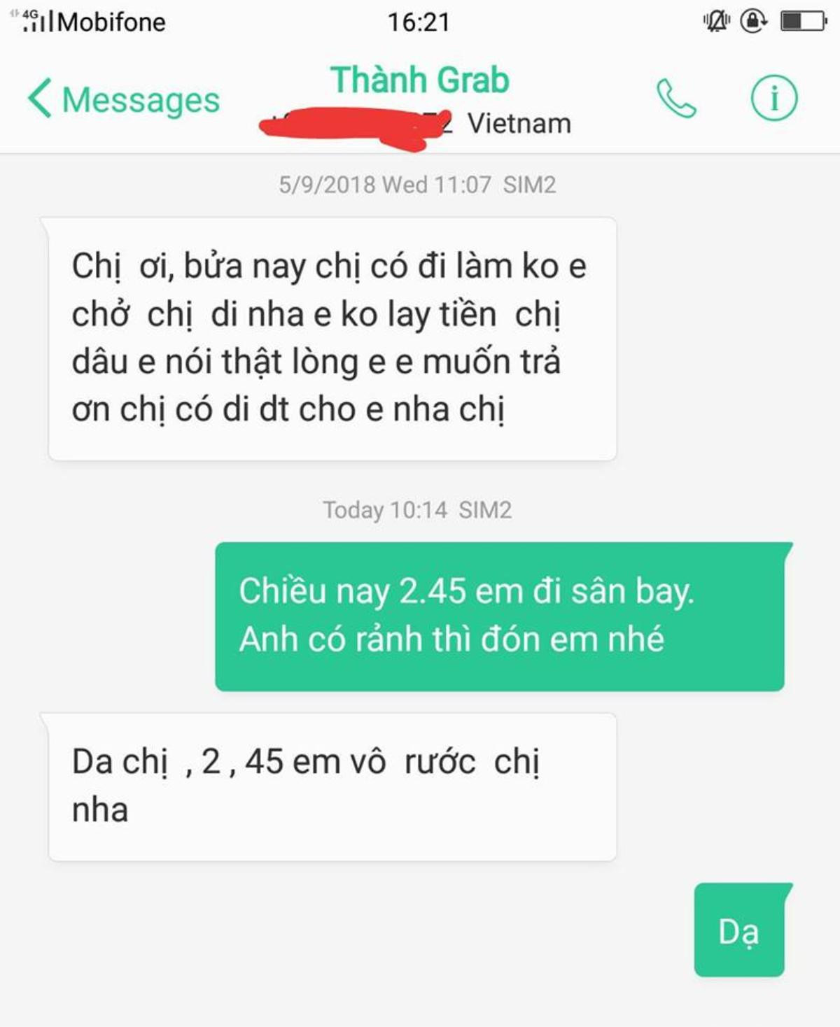 Bạn sẽ thấy ấm áp vô cùng khi đọc câu chuyện của anh tài xế Grabbike 'hào phóng nhất Sài Gòn' Ảnh 3