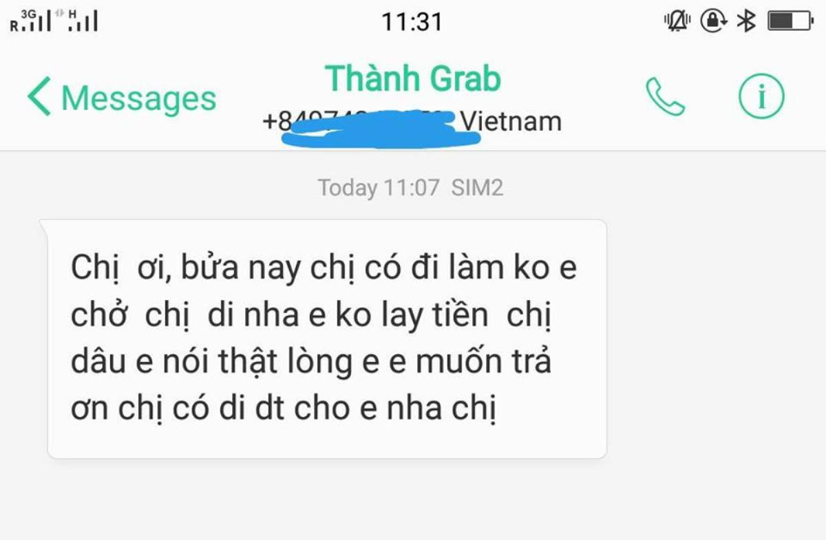 Bạn sẽ thấy ấm áp vô cùng khi đọc câu chuyện của anh tài xế Grabbike 'hào phóng nhất Sài Gòn' Ảnh 2