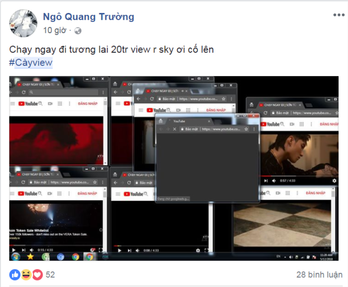 Nhìn cảnh tượng fan cày view ‘Chạy ngay đi’ cho Sếp mà xem: Đúng là ‘không phải dạng vừa đâu’ Ảnh 2