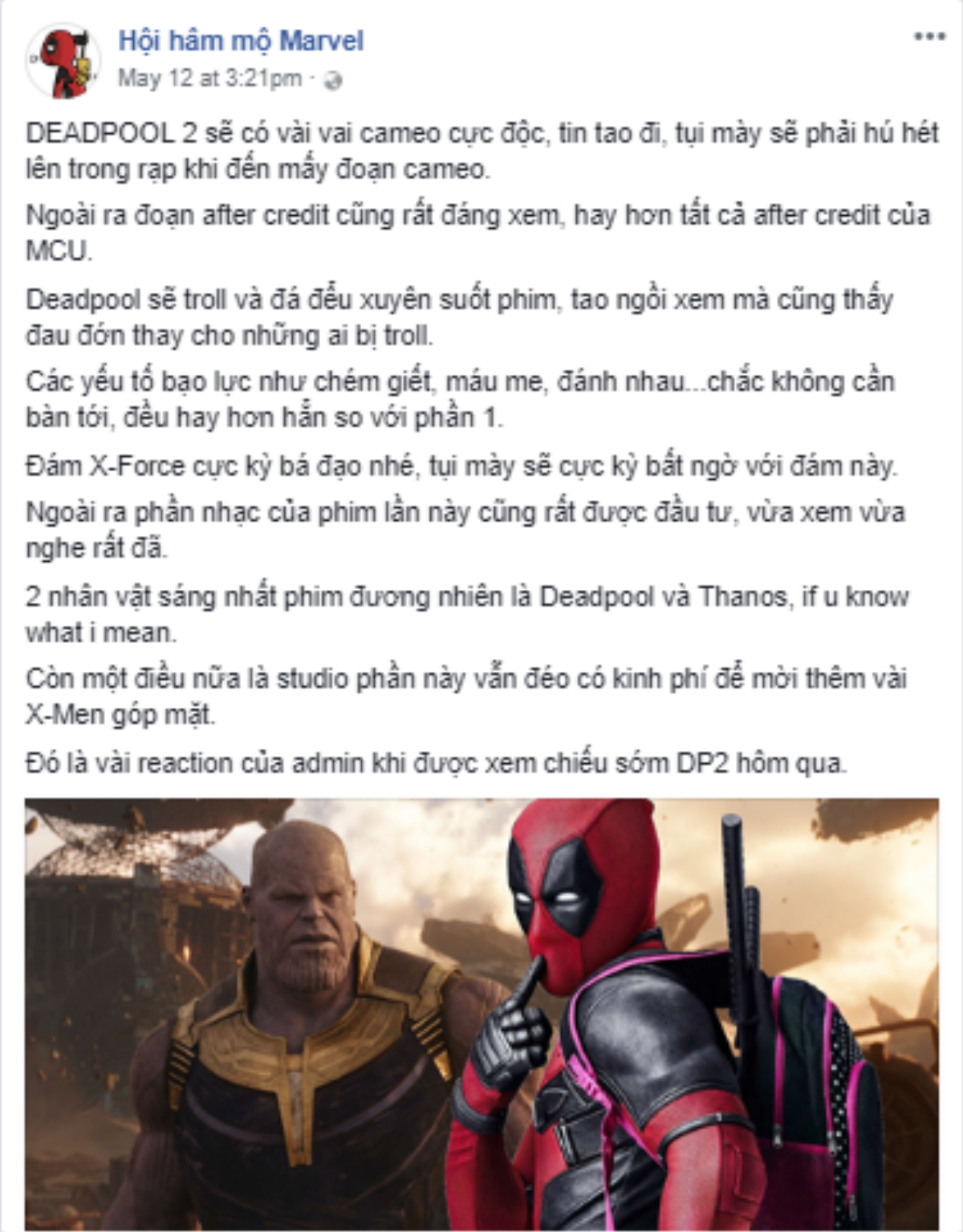 Những khán giả đầu tiên của Việt Nam đã nói gì về 'Deadpool 2' sau khi xem? Ảnh 7