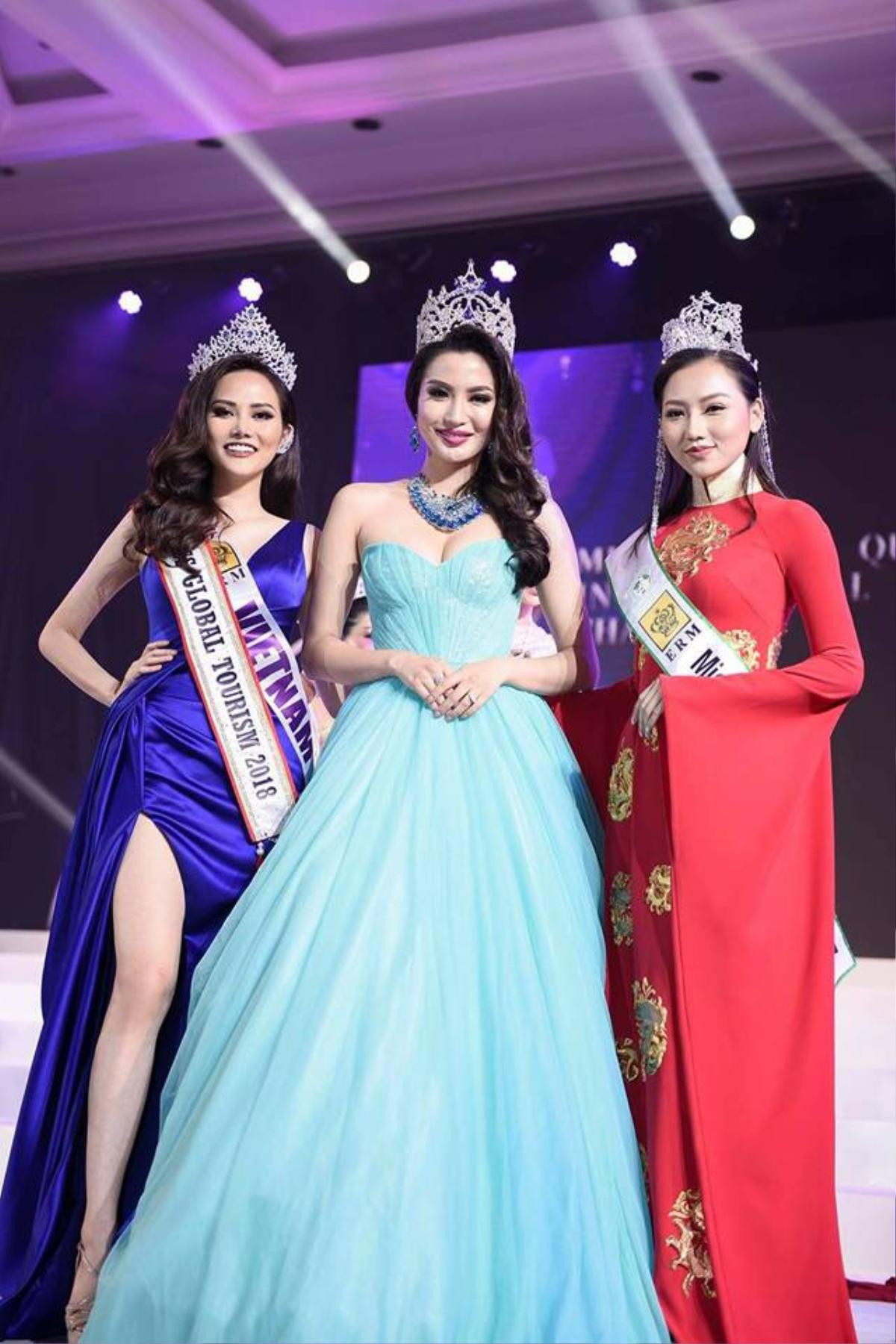 Diện chiếc váy 'bản sao' của Hương Giang, đại diện Việt giành giải 'Miss Global Tourism' 2018 Ảnh 9