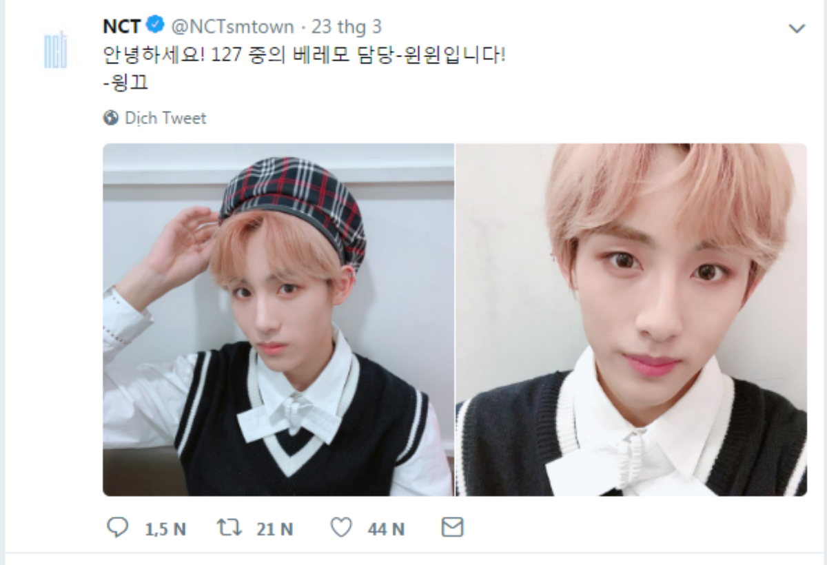 Winwin (NCT) và mũ Beret với những màu tóc đặc biệt làm điên đảo cộng đồng fan Kpop Ảnh 12