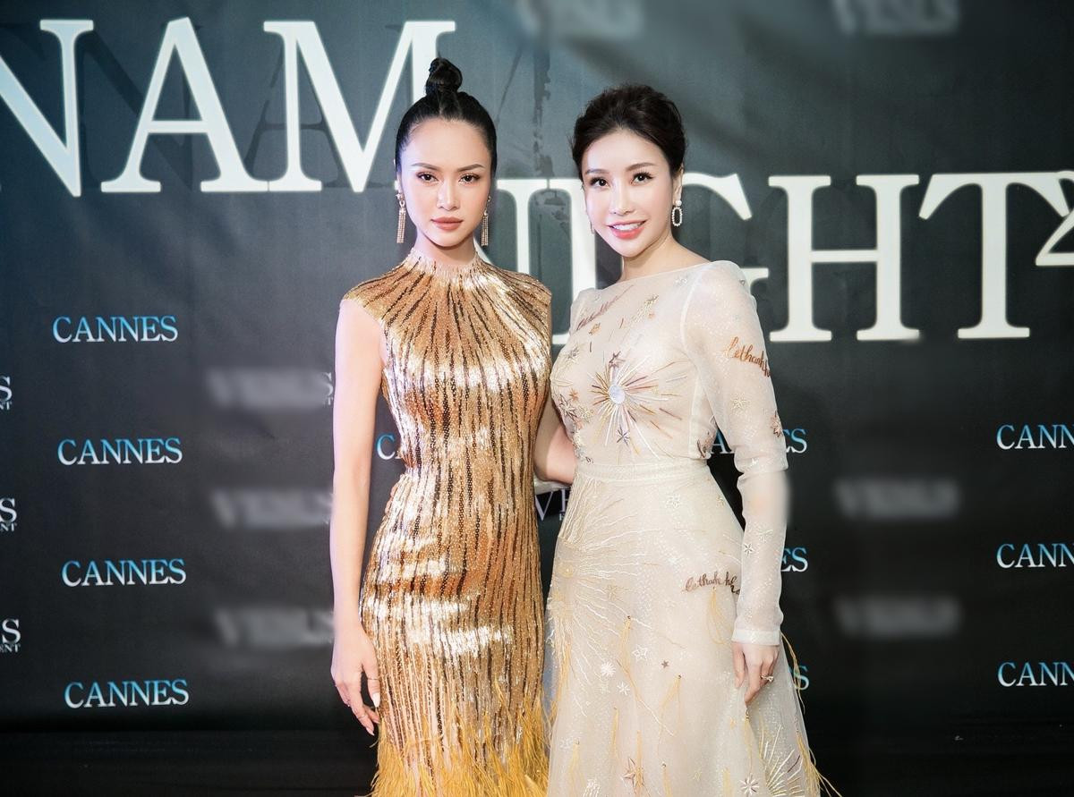 Vũ Ngọc Anh - Quỳnh Hương 'nóng bỏng mắt', Ali Hoàng Dương bảnh bao trong đêm tiệc tại Cannes 2018 Ảnh 2