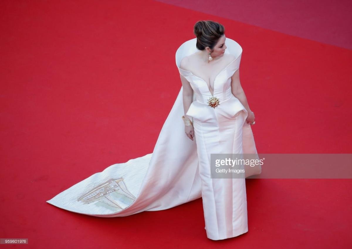 Thảm đỏ Cannes ngày 10: Với chiếc váy in hình Vịnh Hạ Long, Lý Nhã Kỳ đẹp lấn át mọi mỹ nhân châu Á Ảnh 10