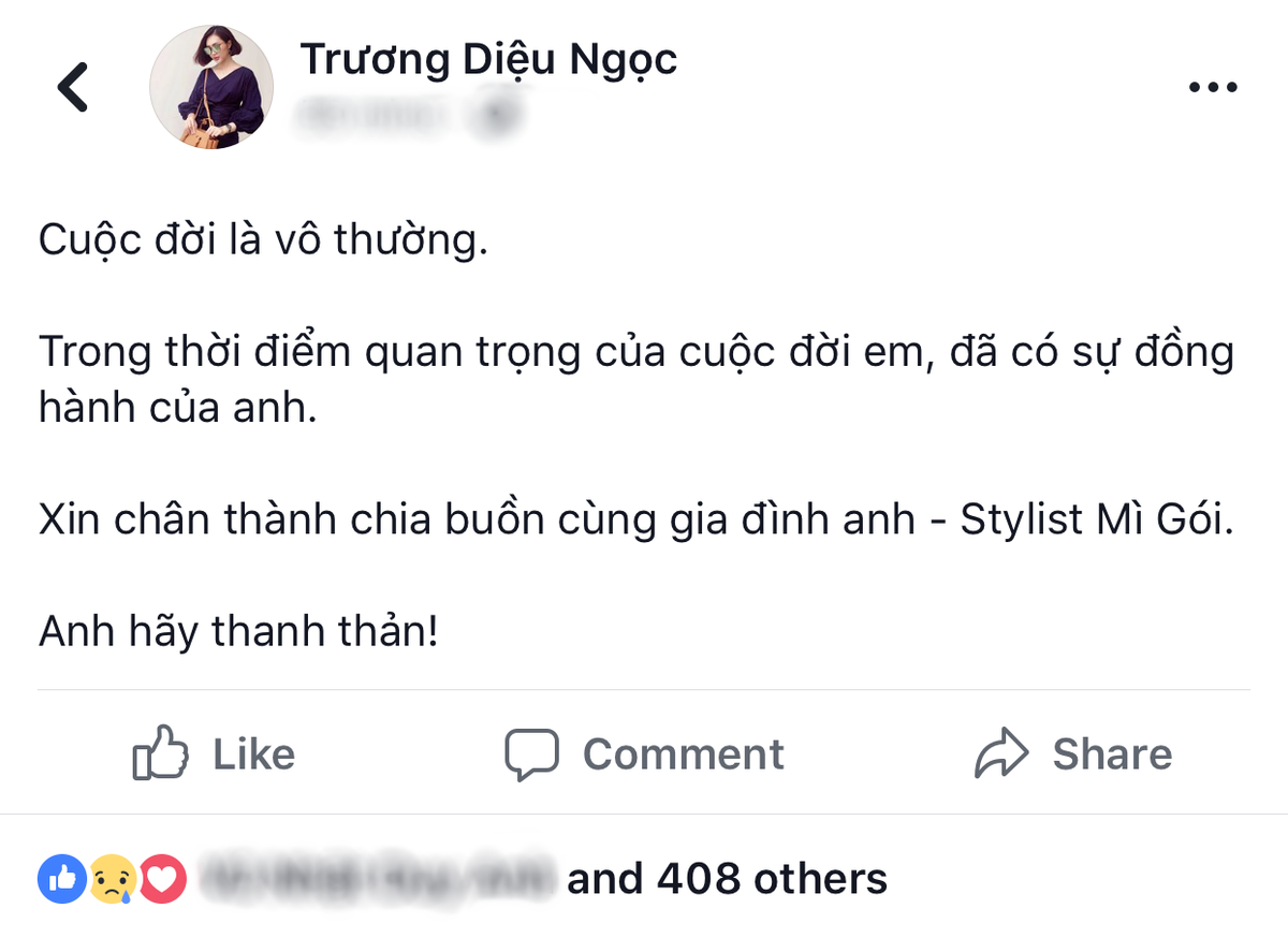 Nghệ sĩ Việt bàng hoàng, xót xa trước thông tin stylist Mì Gói qua đời Ảnh 16