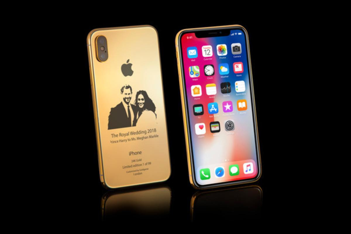 iPhone X phiên bản ‘đám cưới Hoàng gia’ giá 4.000 USD Ảnh 1