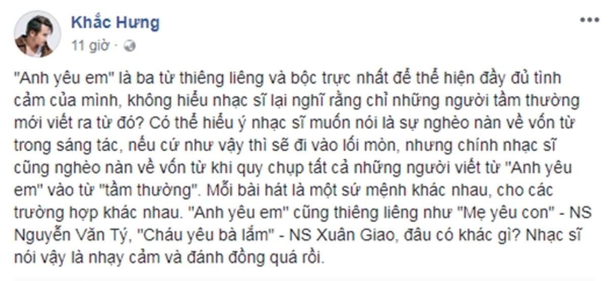 Khắc Hưng: 'Anh yêu em' là 3 từ thiêng liêng và bộc trực nhất Ảnh 2