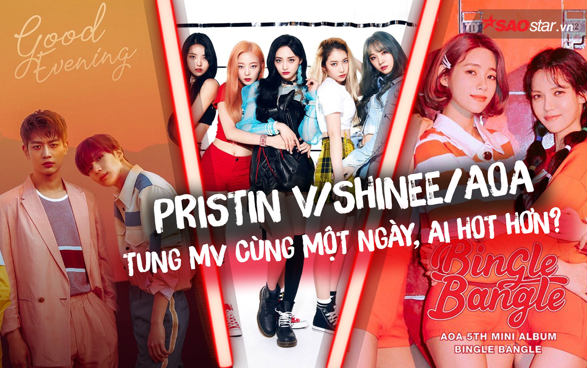 SHINee, AOA và Pristin V không hẹn mà gặp trong một buổi chiều, ai làm tốt nhất? Ảnh 1