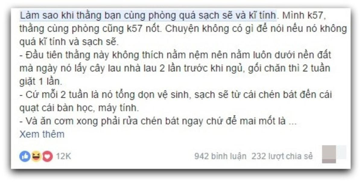 Điểm danh những kiểu bạn cùng phòng mà sinh viên nào cũng muốn 'né', lơ ngơ gặp phải là mất ăn mất ngủ vì bực bội Ảnh 4