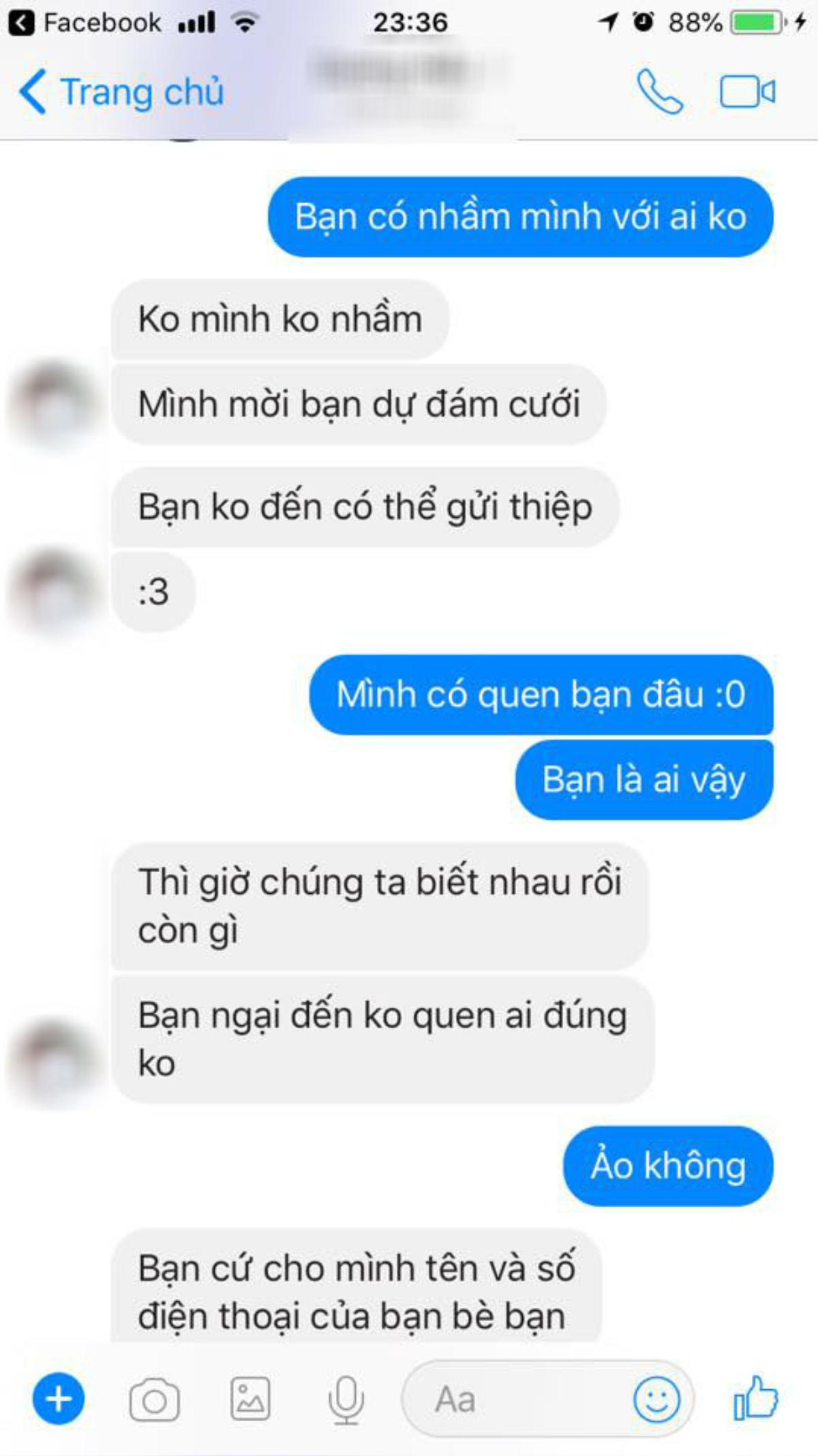 Chuyện thật như đùa: Anh chàng được chú rể 'ngáo ngơ' nhắn tin làm quen, mời đi đám cưới trong 'phút mốt' Ảnh 3