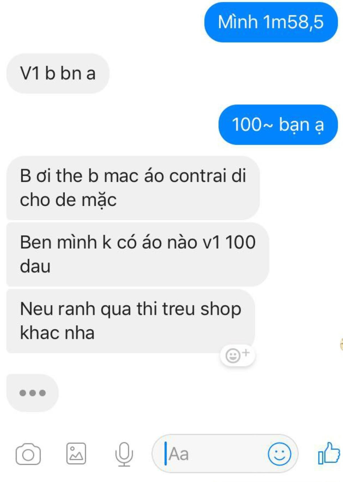 Cô gái ngực 1m bị chủ shop online mắng té tát, đuổi đi mua áo con trai mà mặc Ảnh 1