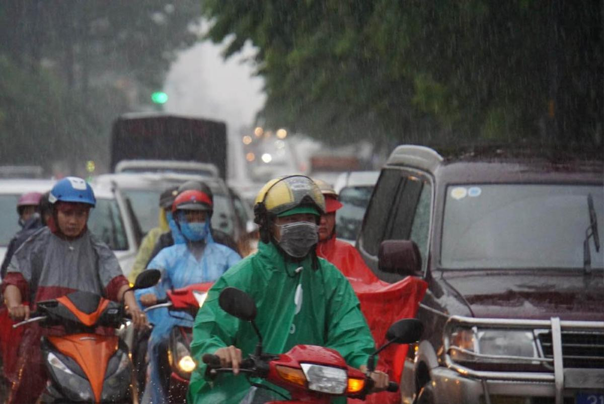 Đường biến thành sông sau mưa lớn, cửa ngõ sân bay Tân Sơn Nhất tê liệt Ảnh 5