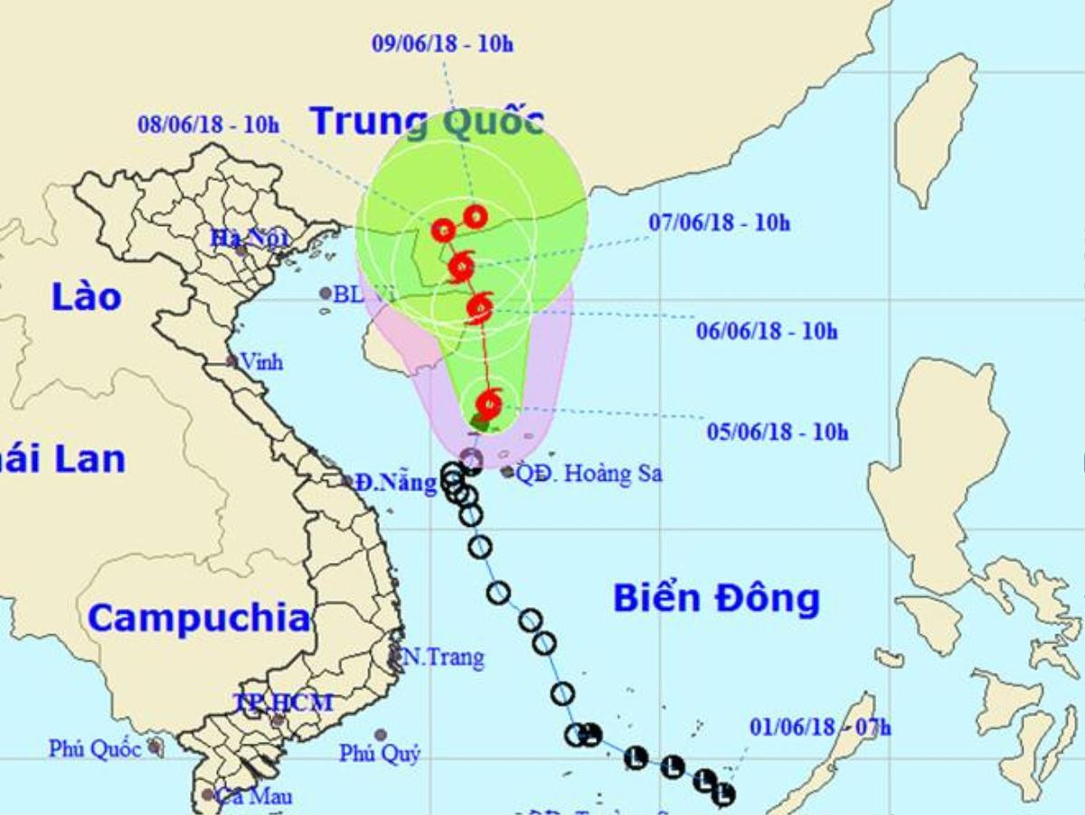 Bão số 2 đang hoành hành trên Biển Đông, hướng thẳng vào Trung Quốc Ảnh 2