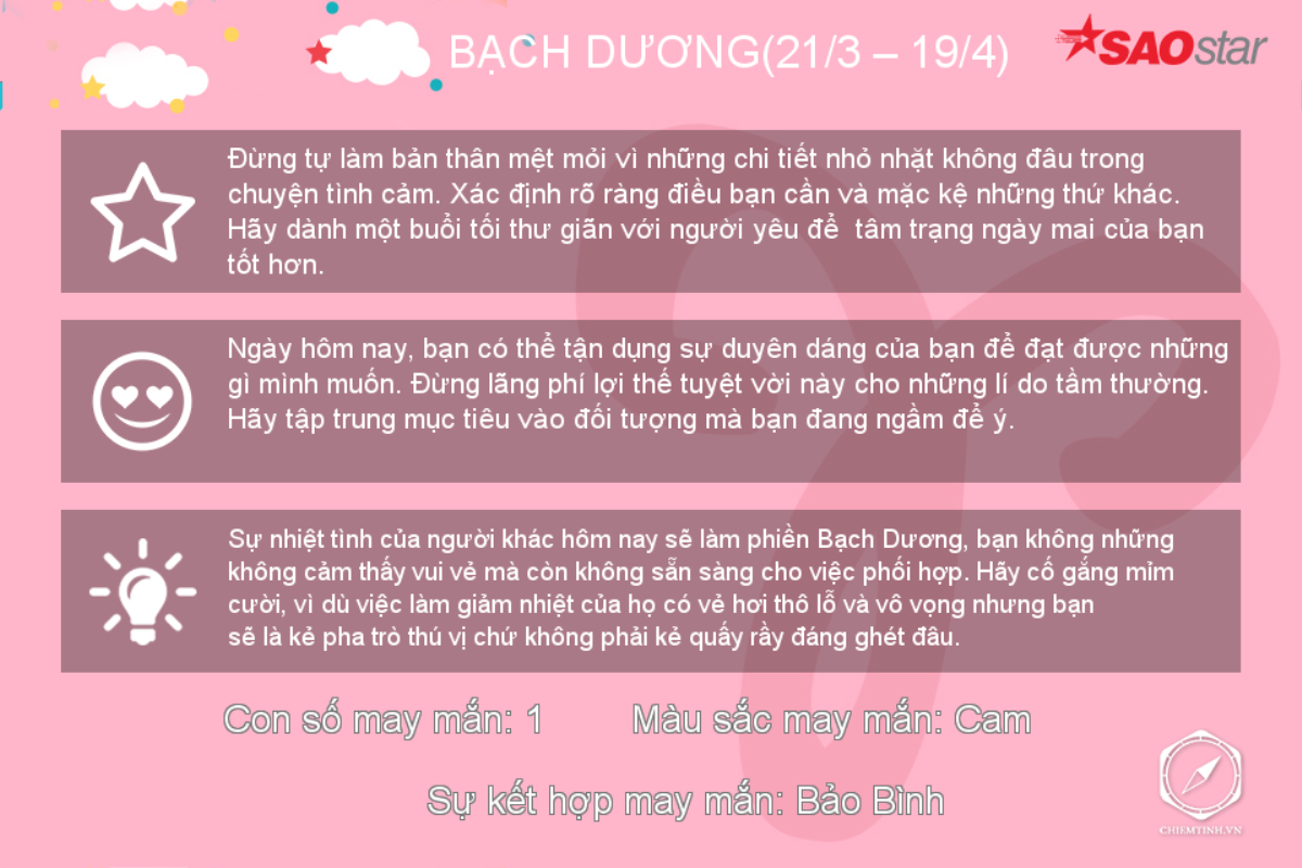 Thứ Sáu (8/6) của bạn: Bọ Cạp thích hợp làm ‘bà mối’; Bạch Dương đừng tự làm bản thân mệt mỏi Ảnh 1