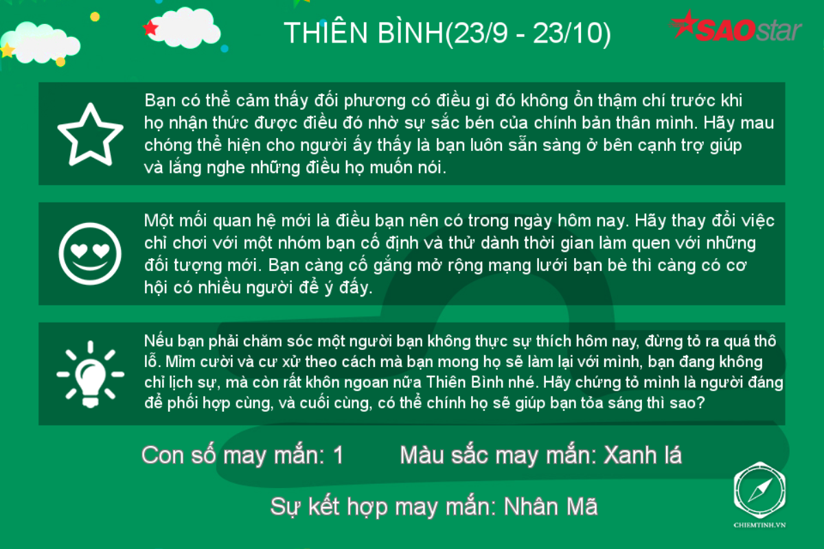 Thứ Sáu (8/6) của bạn: Bọ Cạp thích hợp làm ‘bà mối’; Bạch Dương đừng tự làm bản thân mệt mỏi Ảnh 7