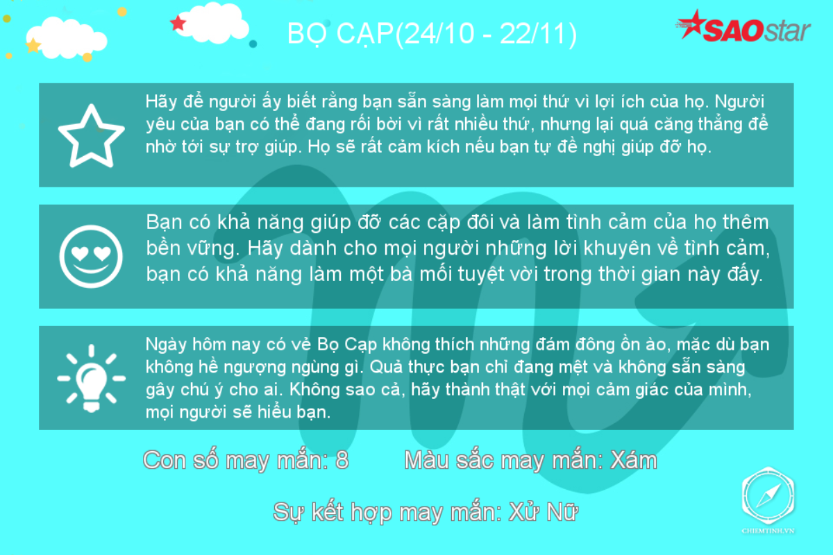 Thứ Sáu (8/6) của bạn: Bọ Cạp thích hợp làm ‘bà mối’; Bạch Dương đừng tự làm bản thân mệt mỏi Ảnh 8