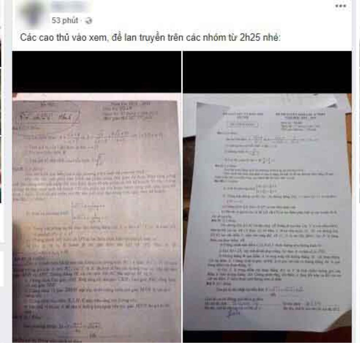 Thi vào lớp 10: Thầy giáo tung đề thi Toán lên mạng khi học sinh mới làm bài được một nửa thời gian Ảnh 2