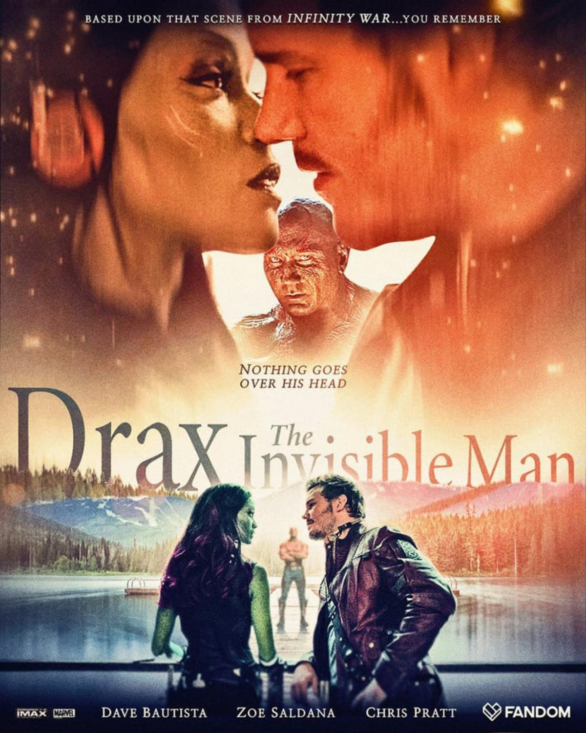 Fan chế poster vì muốn Marvel thực hiện phim riêng: 'Drax - Người tàng hình' Ảnh 2