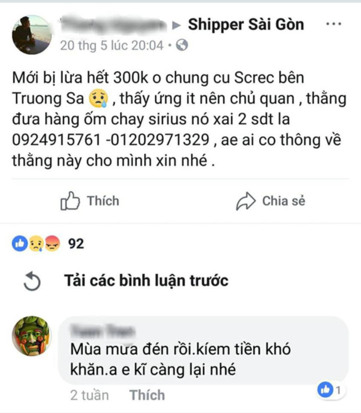 TP HCM: Hàng loạt người giao hàng bị lừa đảo Ảnh 1