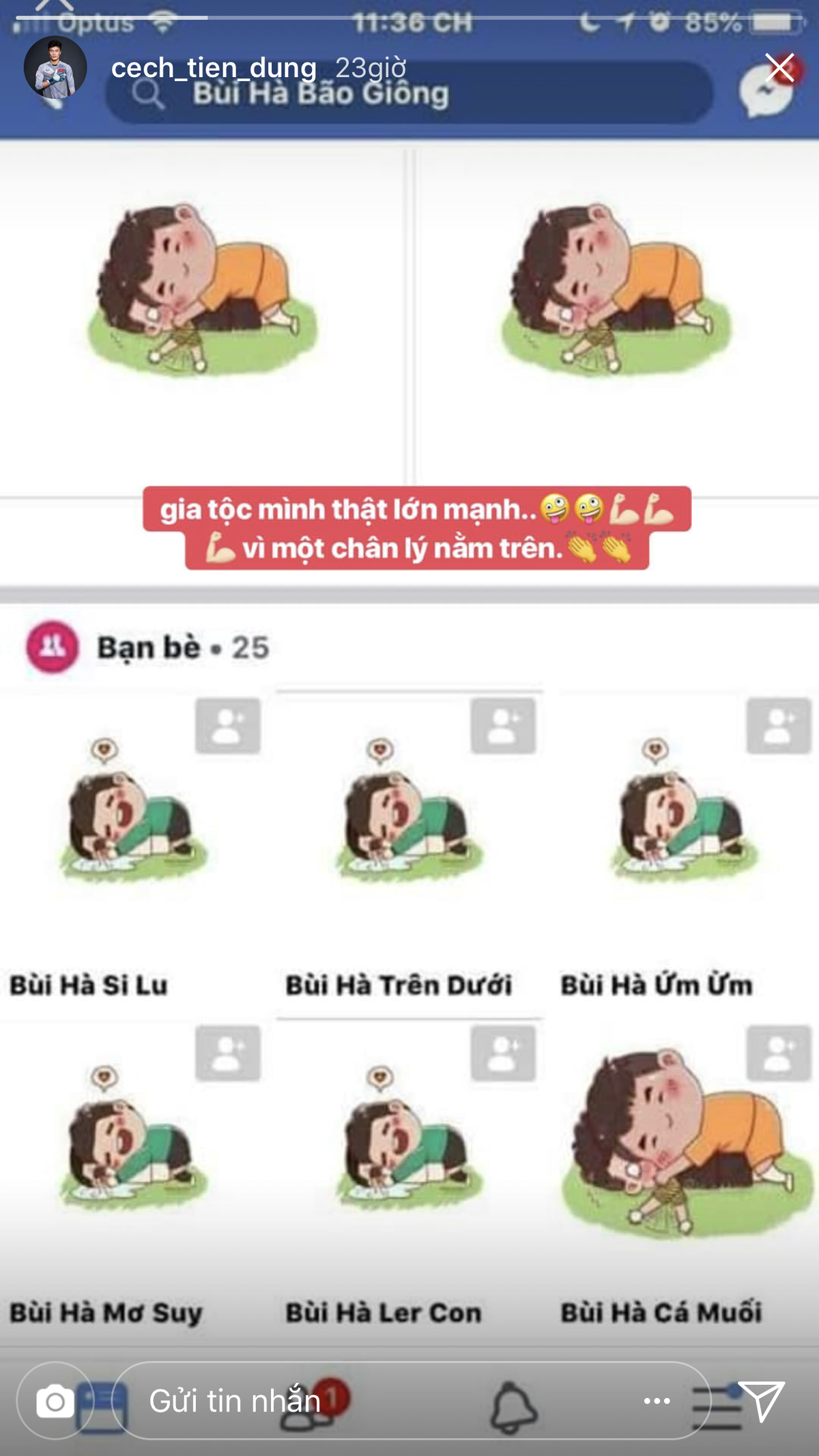 Được fan ghép đôi với Hà Đức Chinh, Bùi Tiến Dũng hớn hở khoe trên Instagram 'gia tộc Bùi - Hà ngày càng lớn mạnh' Ảnh 3