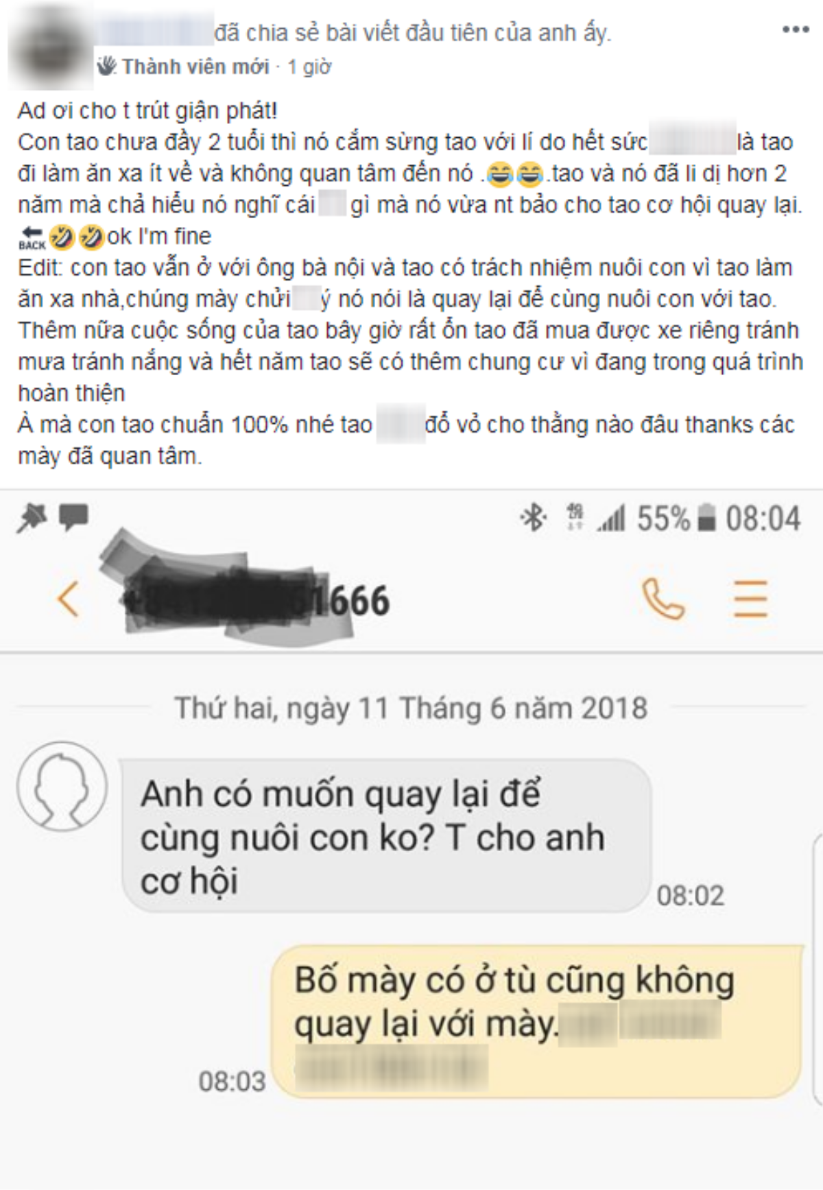 Cô vợ ngoại tình 'nằng nặc' đòi ly hôn, 2 năm sau chồng nhận được tin nhắn 'Tôi cho anh cơ hội quay lại' Ảnh 1