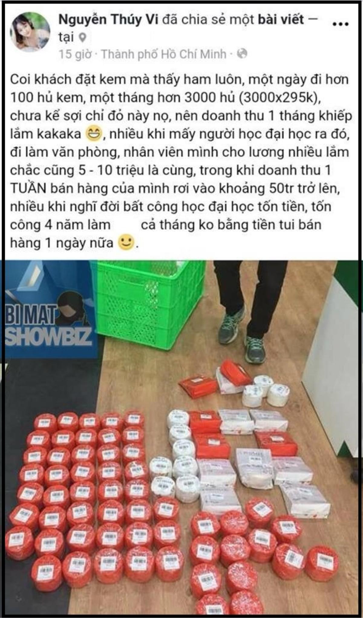 Khoe doanh số bán hàng rồi lên tiếng 'coi thường' thu nhập của cử nhân, Thúy Vi lại tiếp tục 'ăn gạch' Ảnh 1