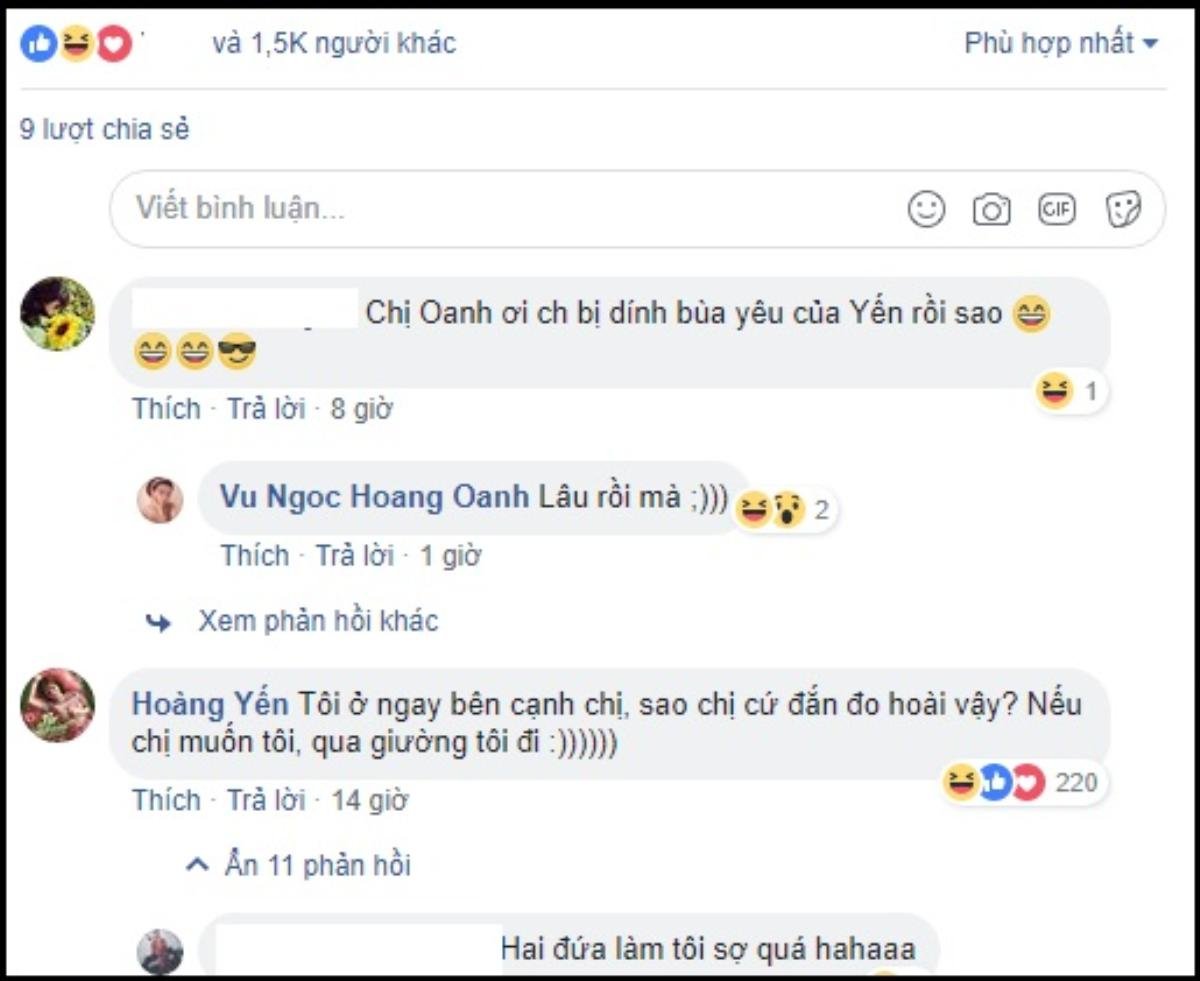 Hoàng Yến Chibi và Hoàng Oanh liên tục 'lộ' khoảnh khắc tình tứ, khiến fans ra sức 'đẩy thuyền' Ảnh 4