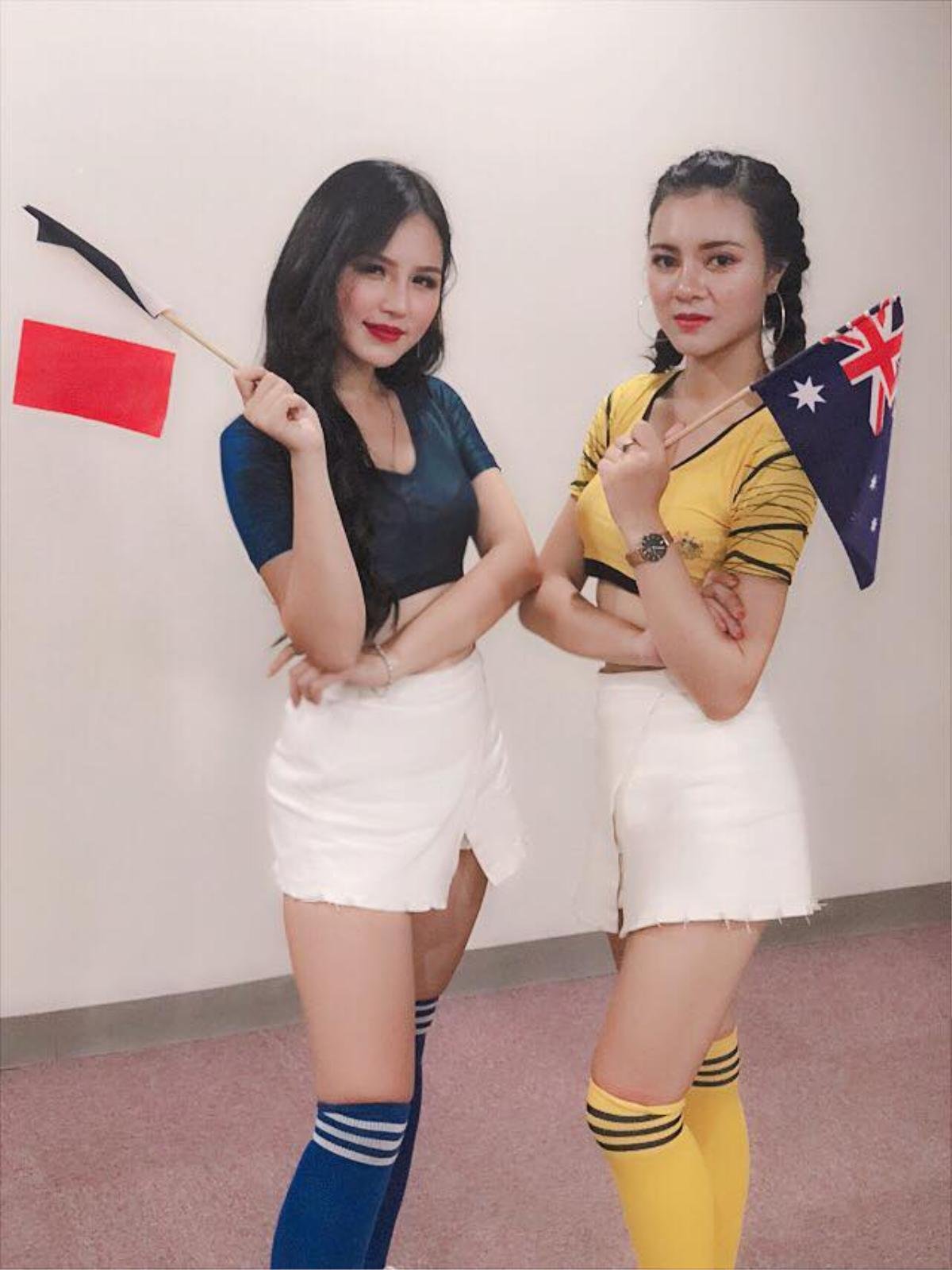 Danh tính hot girl 'tiếp lửa' cho tuyển Pháp ở World Cup 2018 Ảnh 2