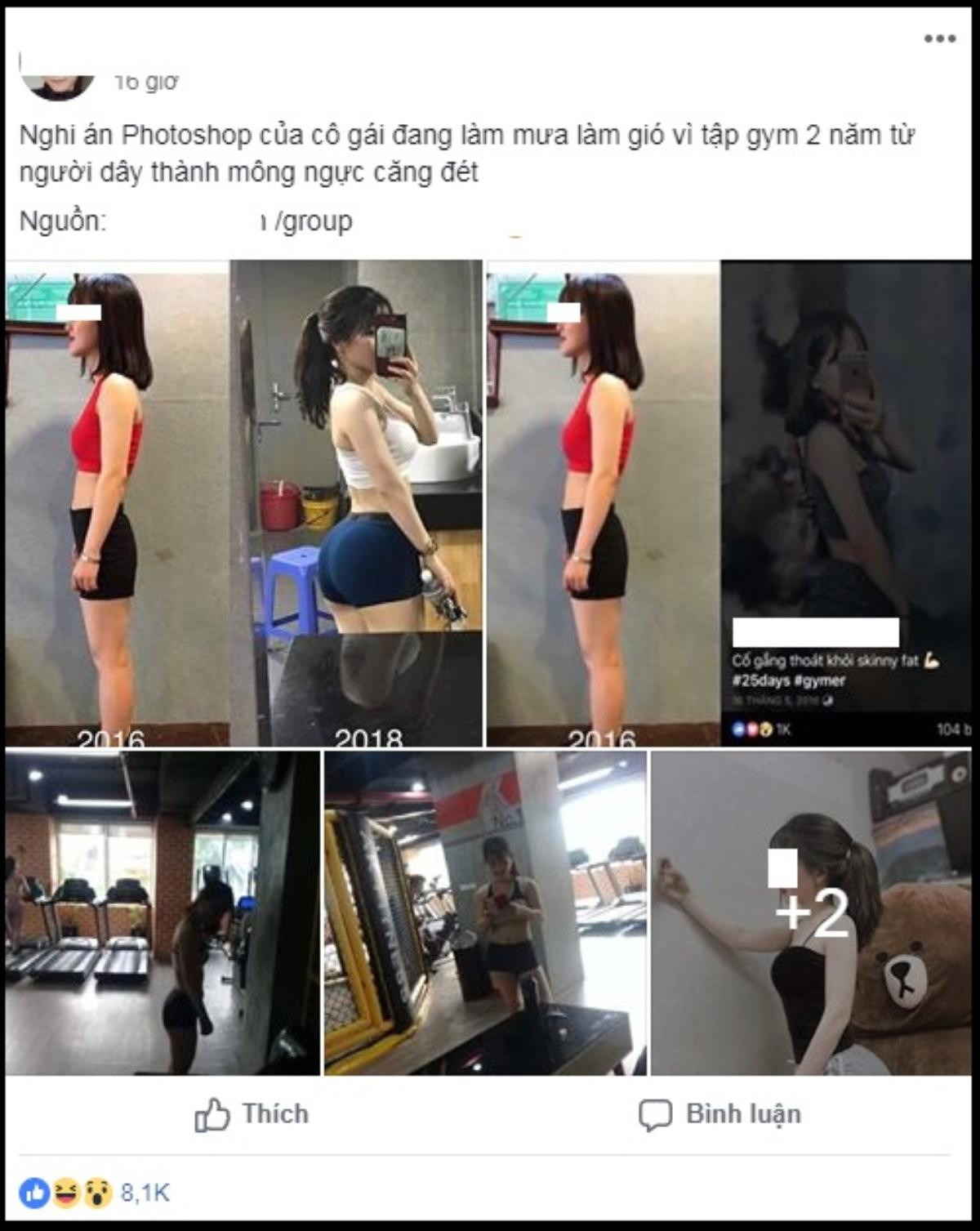 Đăng ảnh khoe thành quả sau 2 năm tập gym, hot girl nhận 'gạch đá' của dân mạng bởi nghi vấn dùng PTS Ảnh 1