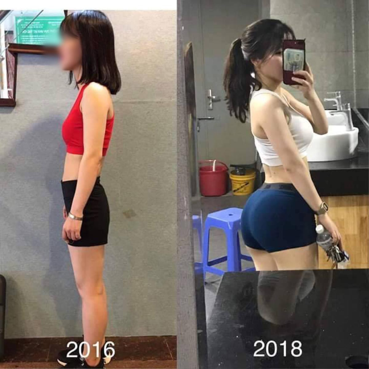 Đăng ảnh khoe thành quả sau 2 năm tập gym, hot girl nhận 'gạch đá' của dân mạng bởi nghi vấn dùng PTS Ảnh 2