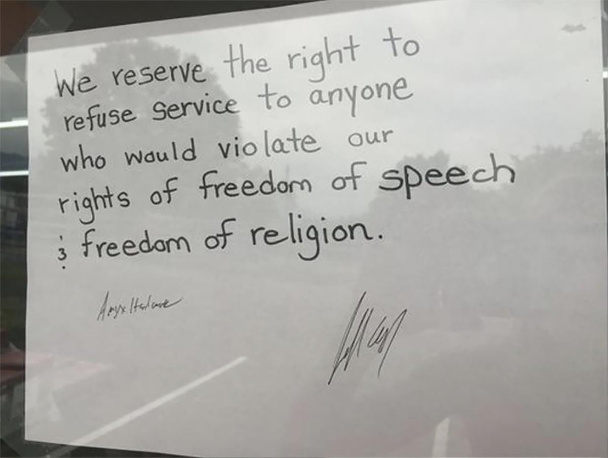 Chủ cửa hàng gây phẫn nộ vì thẳng thừng thông báo: 'Đồng tính không được chào đón ở đây' Ảnh 3