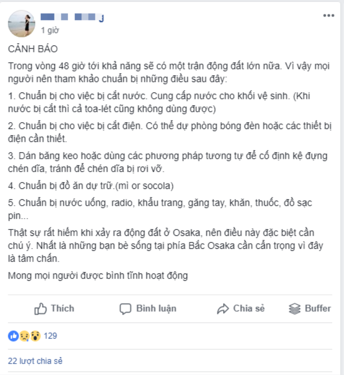 Động đất khiến 3 người chết, 61 người bị thương ở Nhật: Du học sinh Việt hoảng hốt vì bị đánh thức khi đang ngủ Ảnh 13