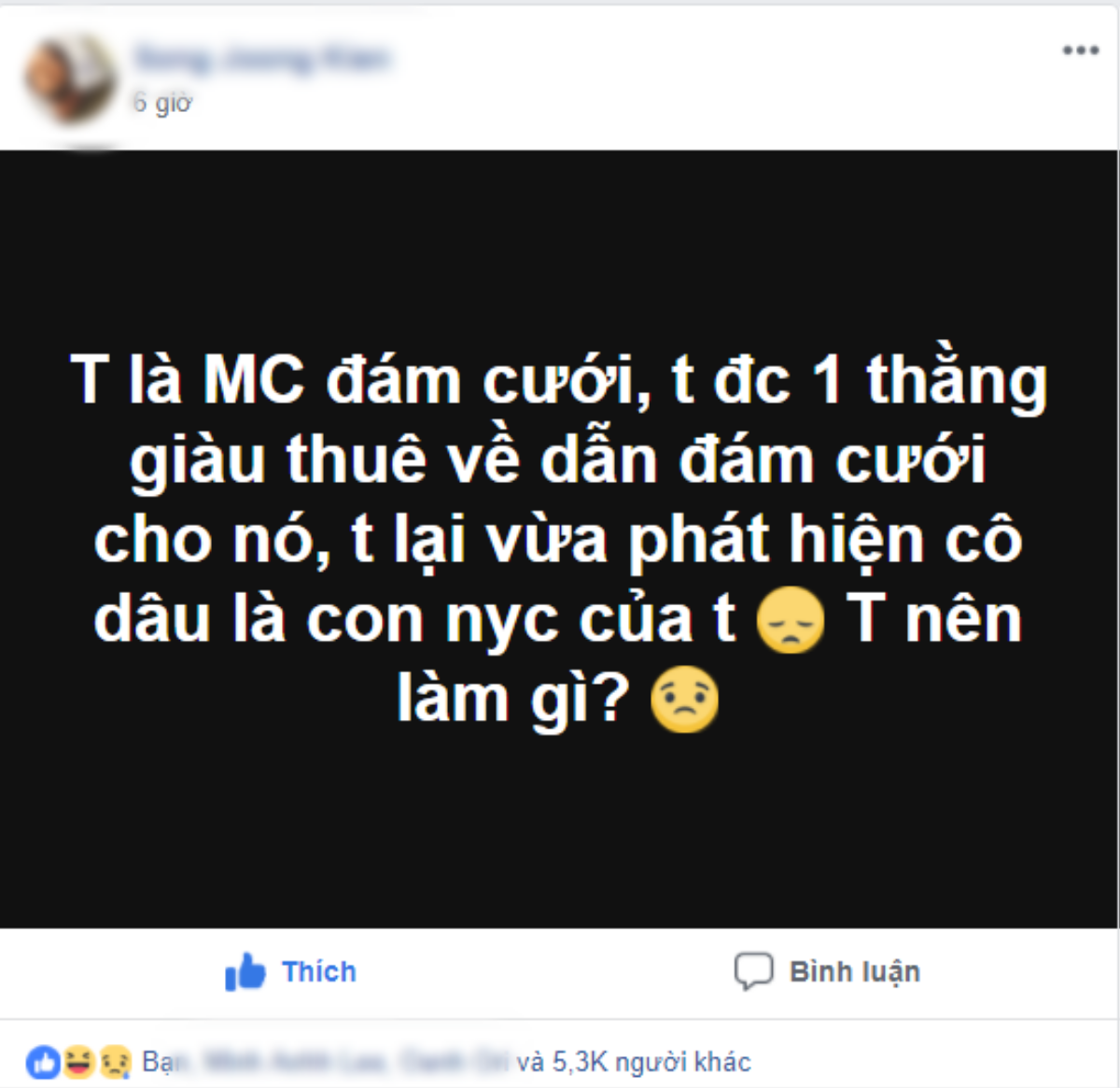 Đắng lòng thanh niên được mời làm MC đúng đám cưới người yêu cũ Ảnh 1