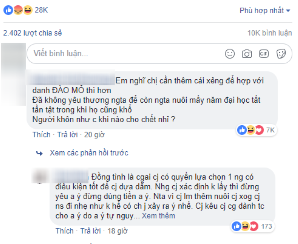 Quan điểm có thể yêu trai nghèo nhưng nhất định phải cưới trai giàu của cô gái 'đào mỏ' dậy sóng mạng xã hội Ảnh 3