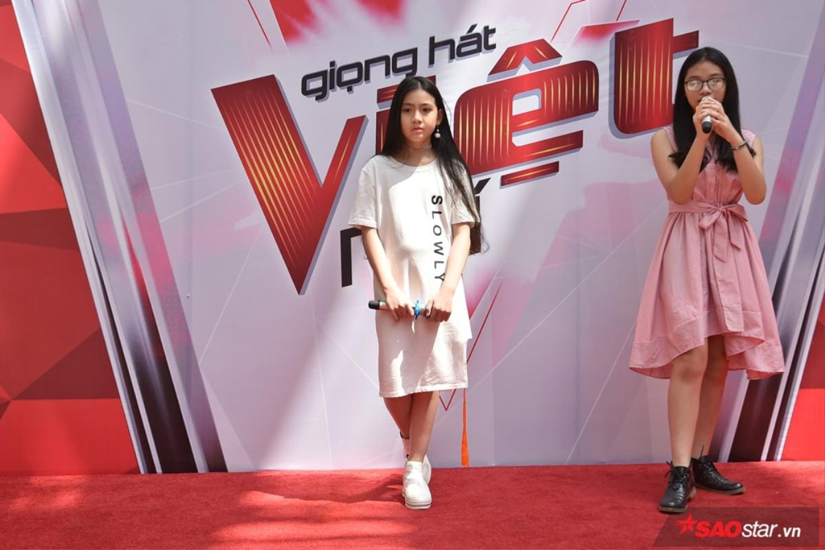 Quán quân Ngọc Ánh cùng dàn thí sinh cũ 'đổ bộ' vòng casting đợt 2 The Voice Kid 2018 Ảnh 6