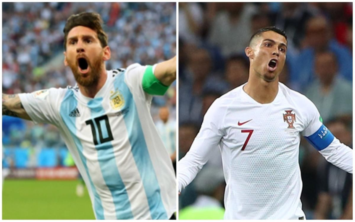 Sau trận thua tối qua, cư dân mạng đồng loạt chế ảnh Messi và Ronaldo dắt tay nhau rời World Cup 2018 Ảnh 1