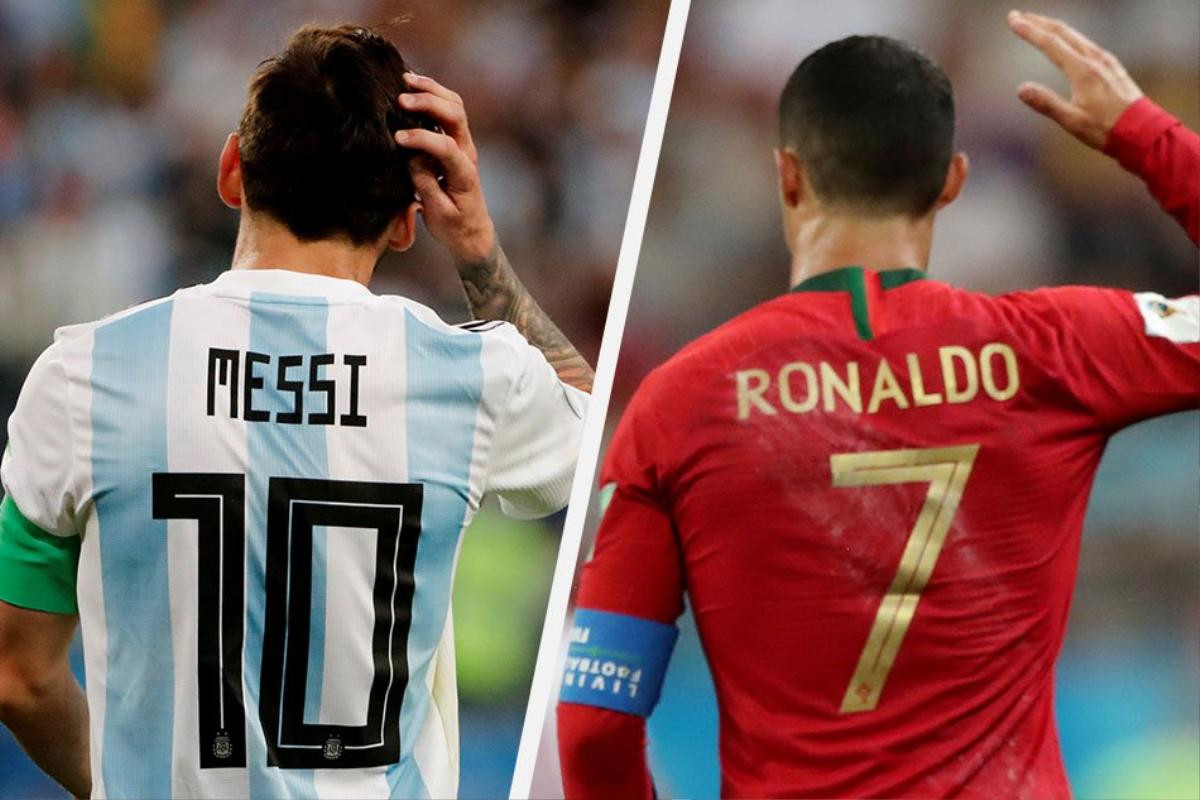 Quá nhanh quá nguy hiểm: Hủ nữ đã 'chế' ảnh yêu đương của Messi và CR7 rồi đây này! Ảnh 1