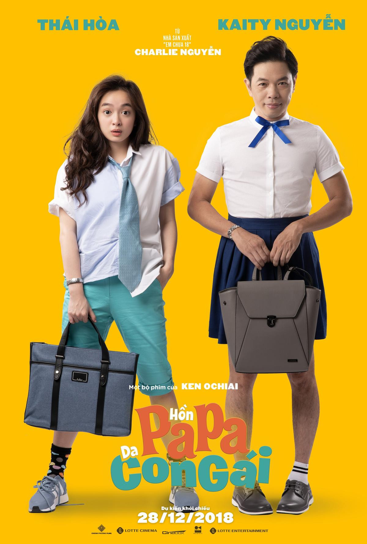 Phim 'Hồn Papa, da con gái' của Thái Hòa - Kaity tung poster mới, xin lỗi khán giả sau scandal 'sao chép' Ảnh 3