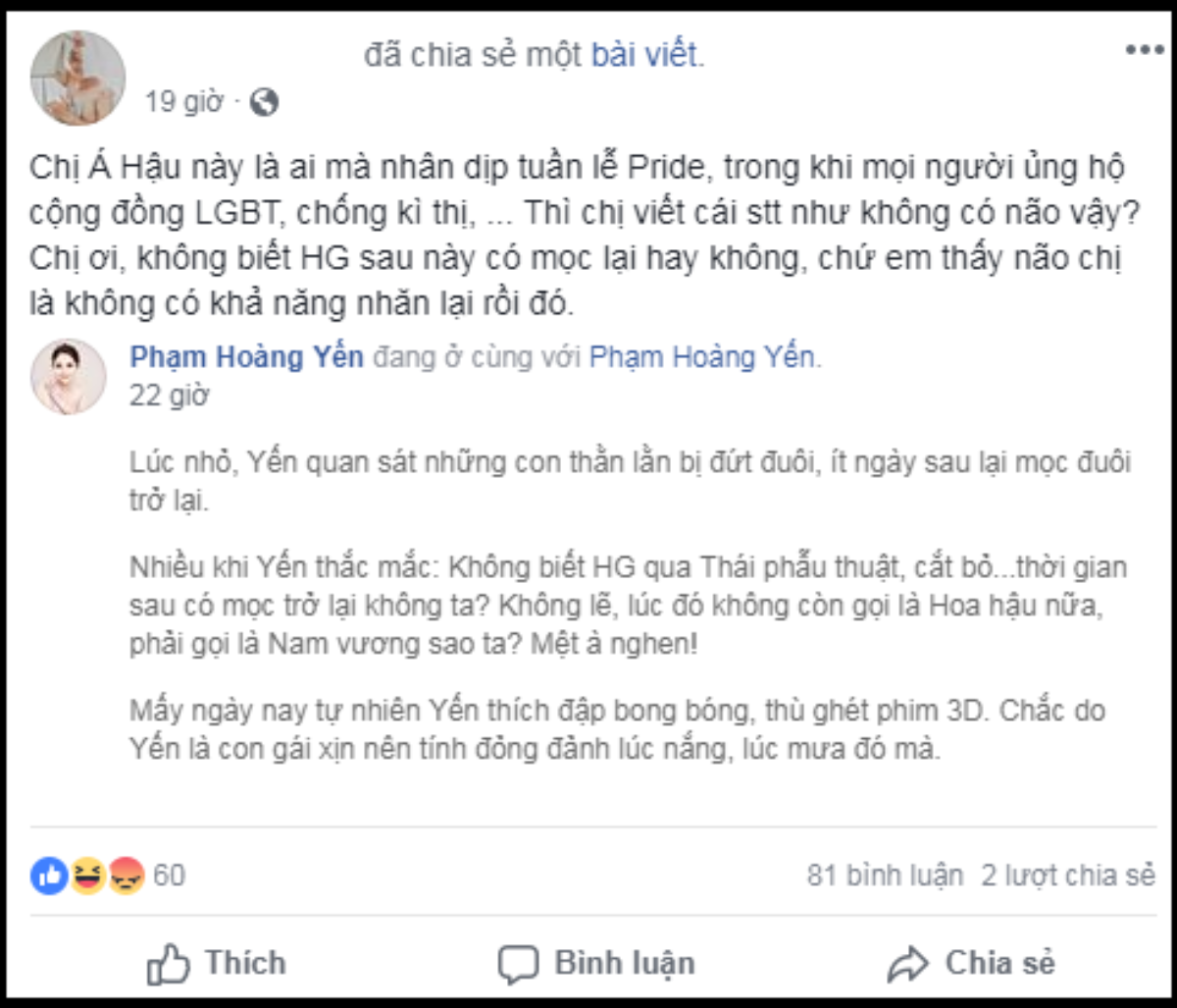 Doanh nhân chuyển giới Tú Lơ Khơ và cộng đồng LGBT đều giận dữ vì HH Hương Giang bị 'miệt thị giới tính' Ảnh 7