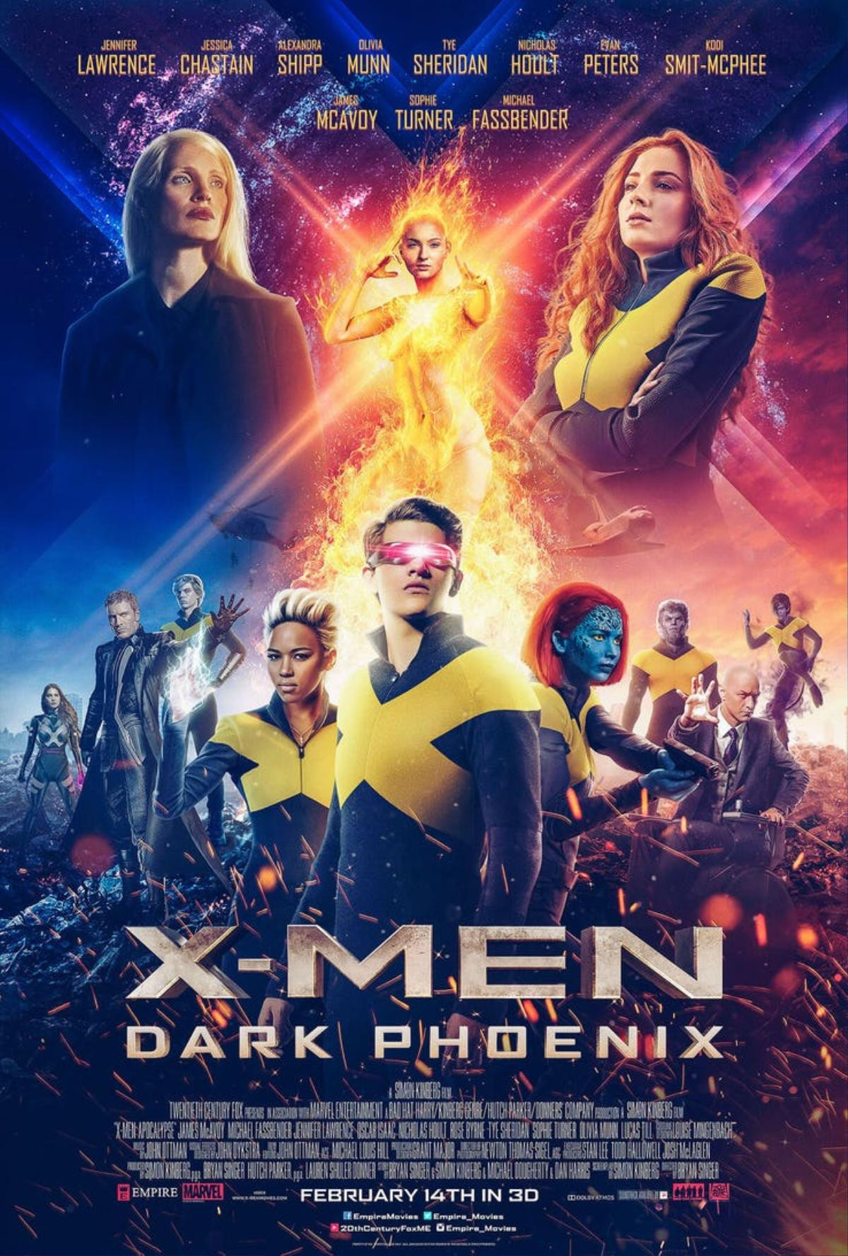 'X-Men: Dark Phoenix' hé lộ đồng phục mới cùng poster siêu đẹp do fan tự làm Ảnh 3