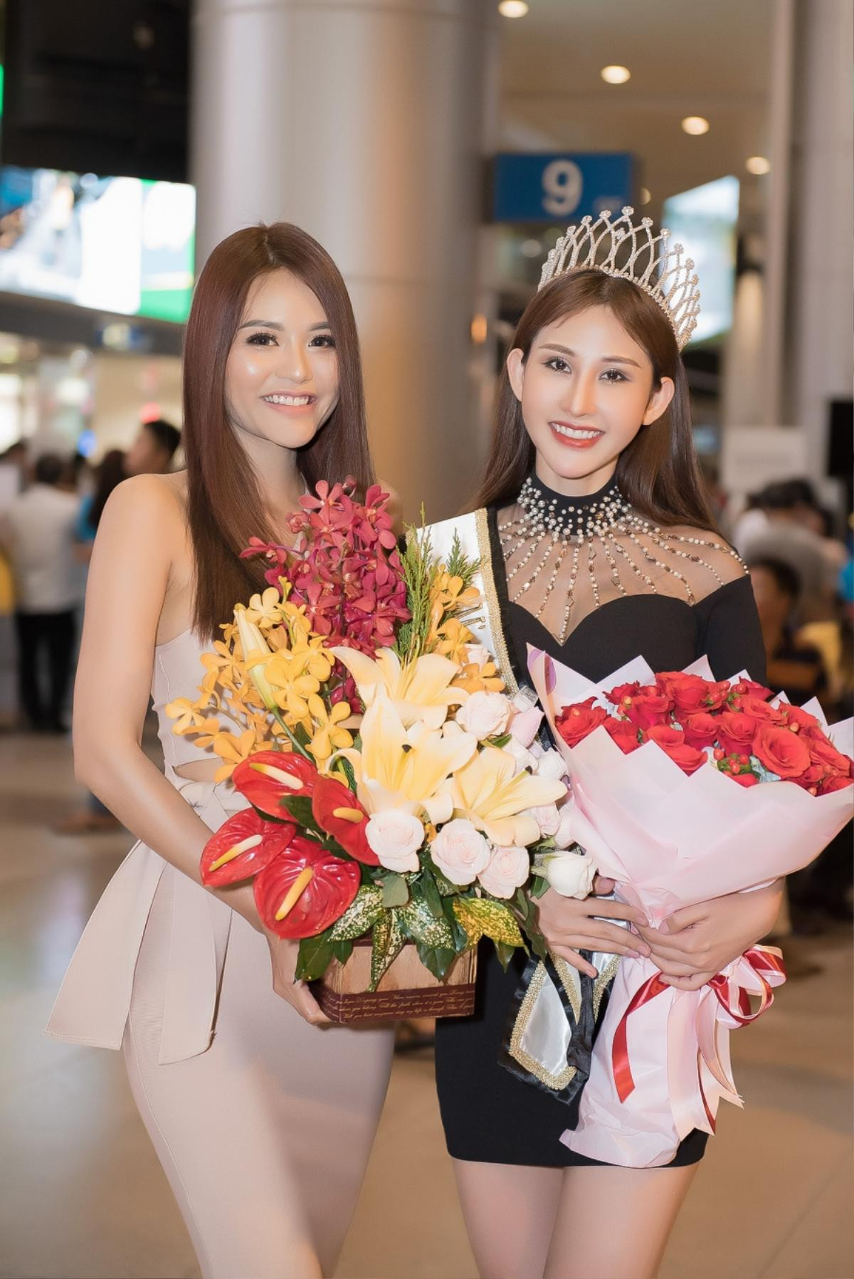 Chi Nguyễn rạng rỡ về nước sau đăng quang Miss Asia World 2018 Ảnh 2