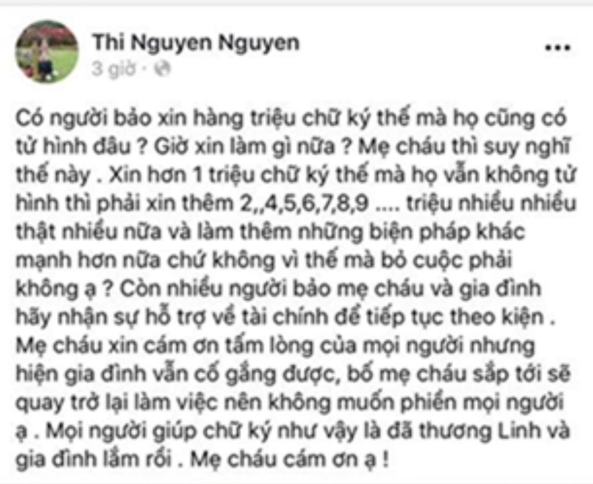 Hung thủ thoát án tử, gia đình bé Nhật Linh tiếp tục tìm mọi cách để kẻ thủ ác phải chịu mức án cao nhất Ảnh 2